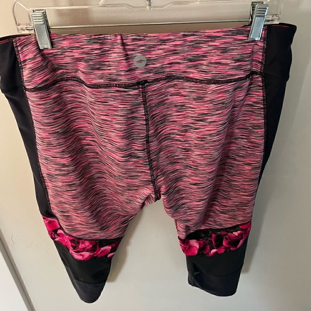 Avia capri leggings size XL hot pink gray - Picture 3 of 16